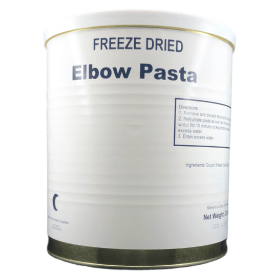 Military Surplus Freeze Dried Elbow Pasta case