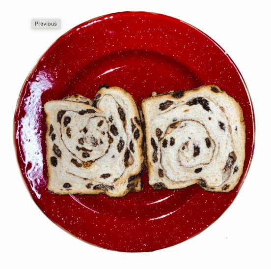 Freeze Dried Cinnamon Raisin Bread