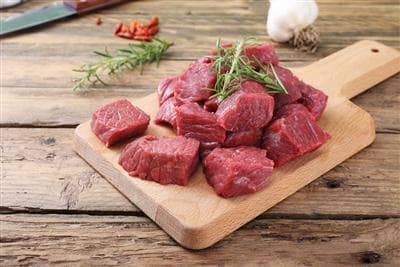 Freeze Dried Top Round Beef Cubes Cases