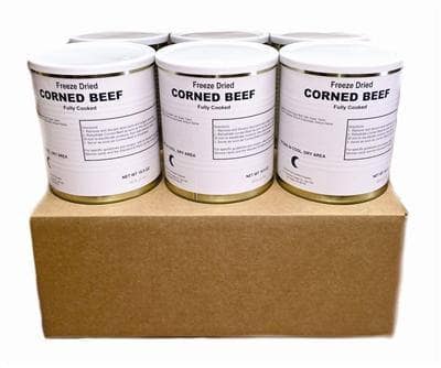 Military Surplus Freeze Dried Fully Cooked Corned Beef Case