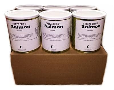 Military Surplus Freeze Dried Salmon Fillets- Single can