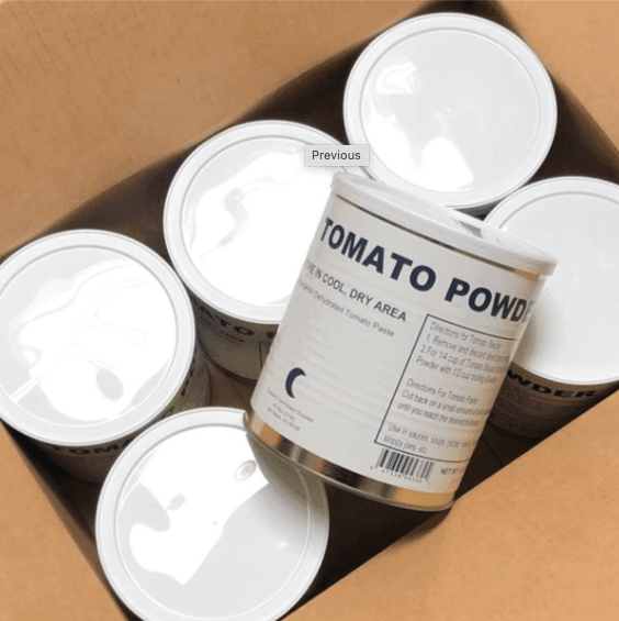 Military Surplus Dehydrated Tomato Powder