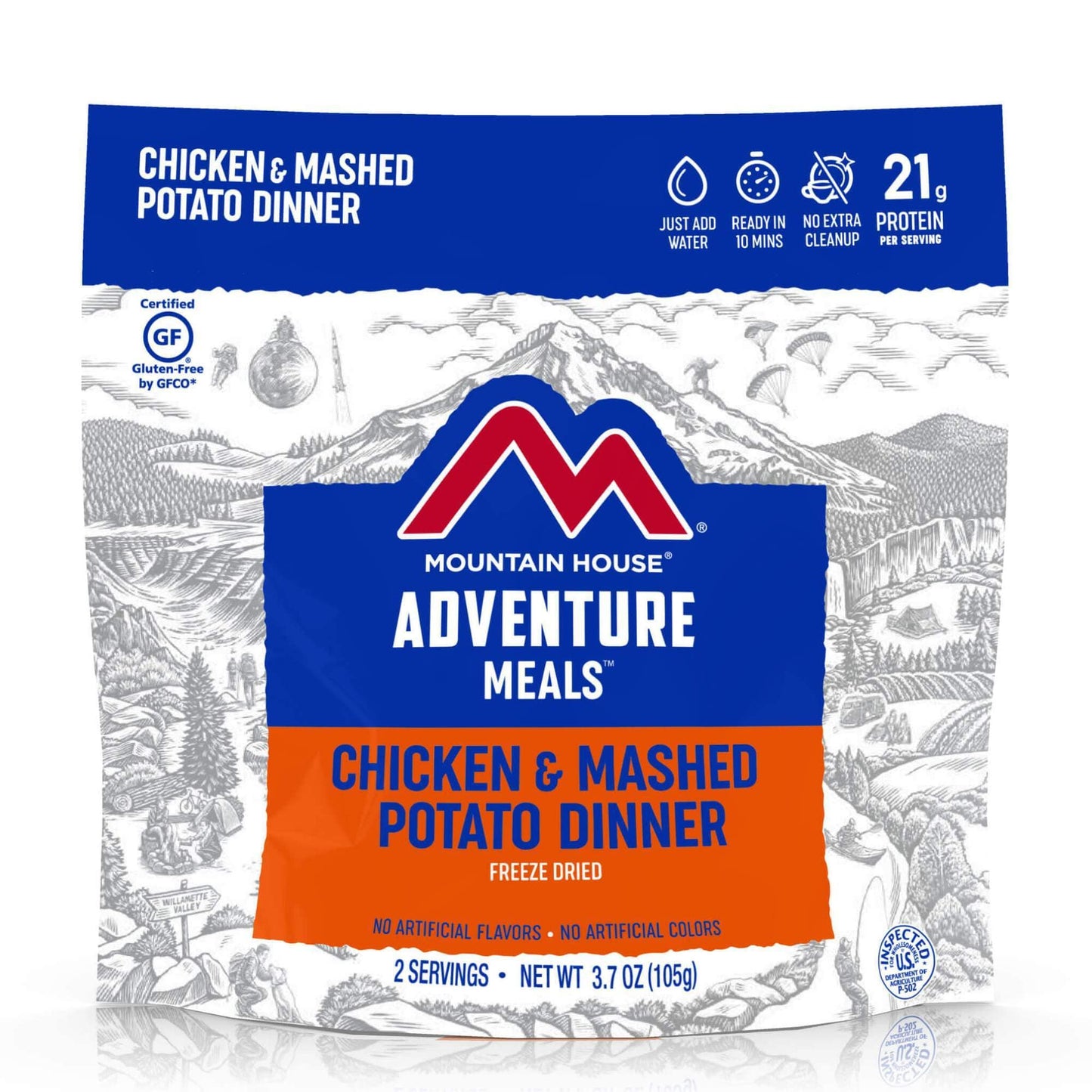 Chicken and Mountain House Mashed Potato Dinner - Pouch (6/case)