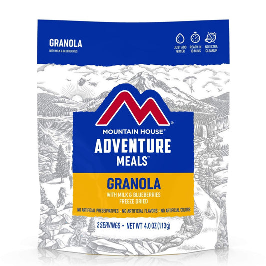 Granola with Milk & Blueberries- Pouches (6/case)