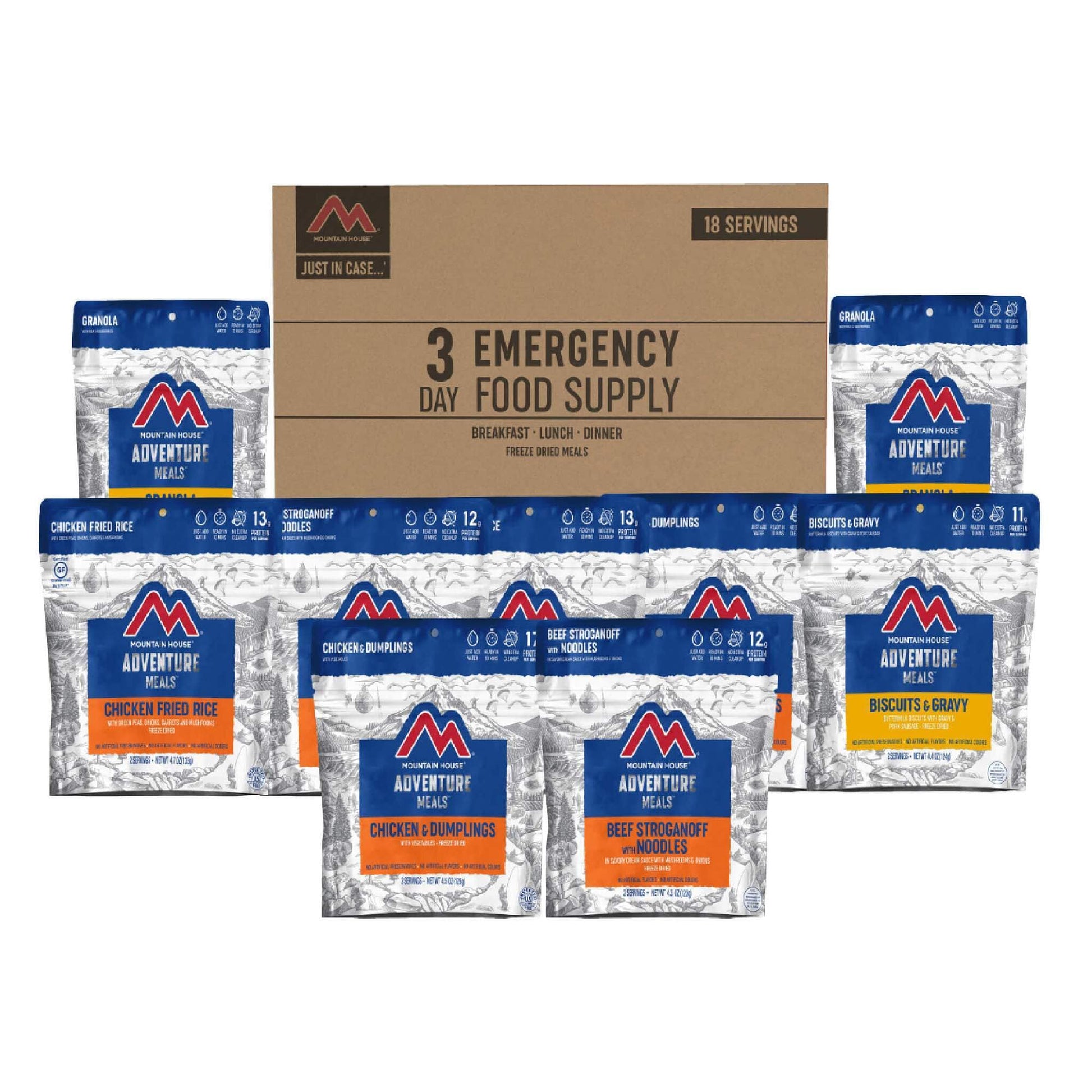 Just in Case...® 3 Day Emergency Food Supply Kit