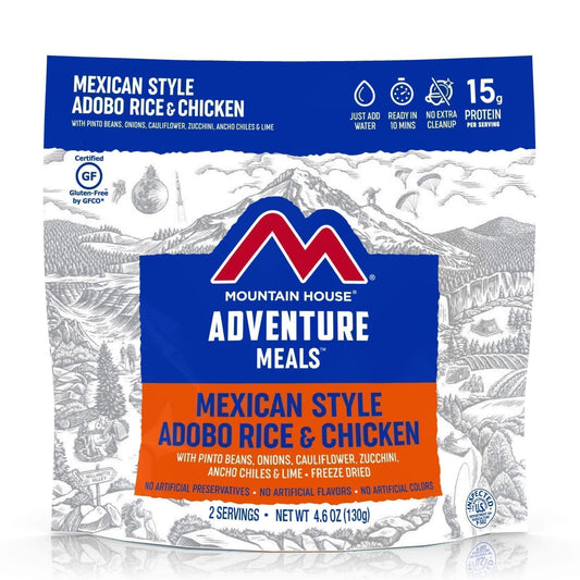 Mexican Style Adobo Rice & Chicken pouches(6/case)