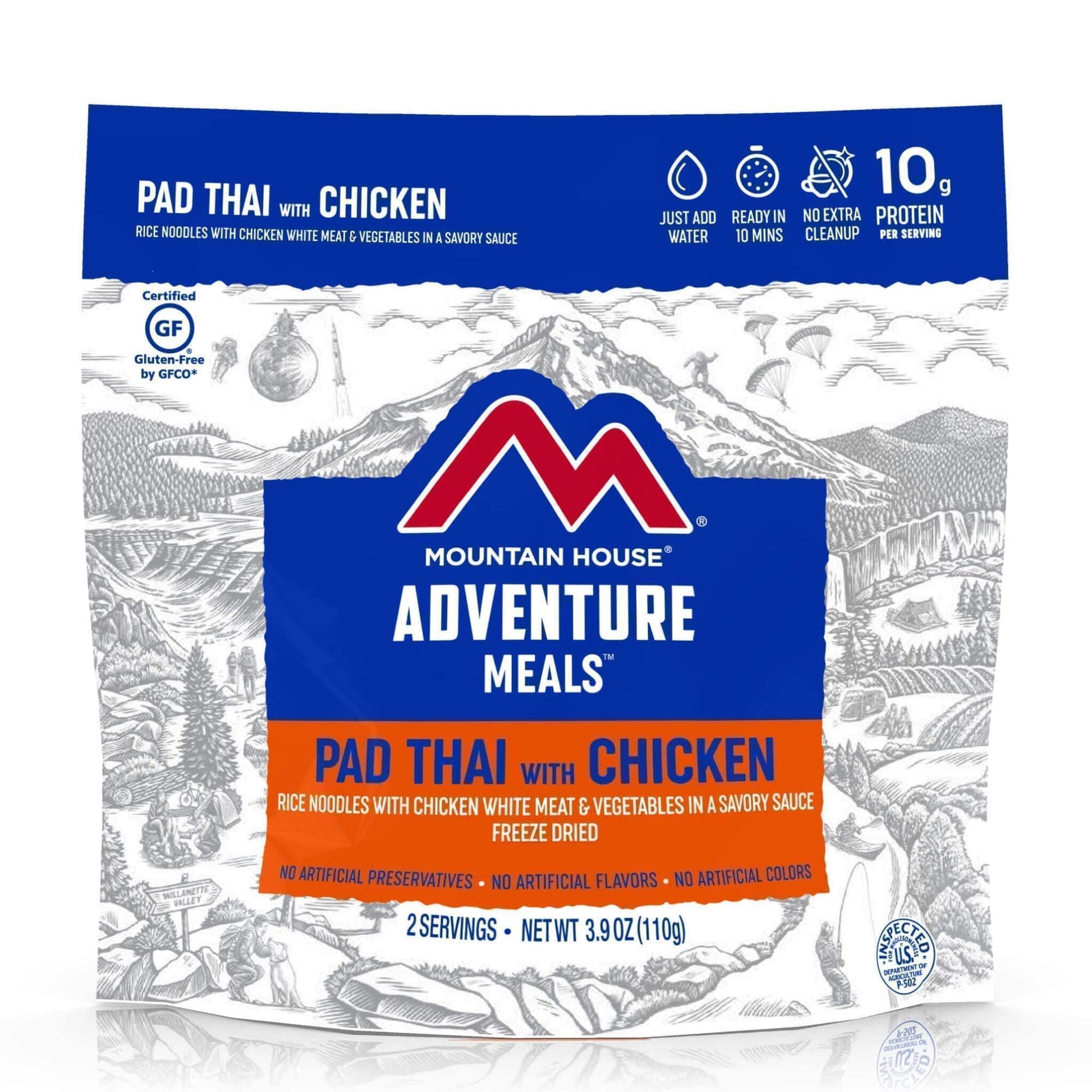 Pad Thai with Chicken - Pouch (6/case)