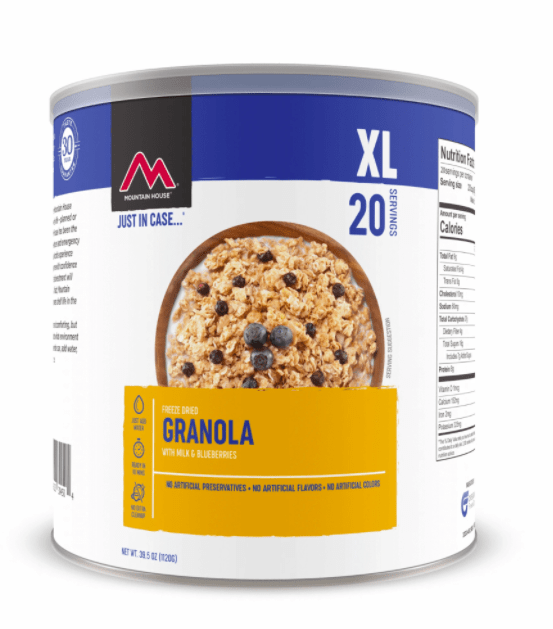 Mountain House Bulk Cans: Emergency Food Storage (45 Case Supply) | Ready Now Foods
