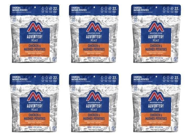 Mountain House Chicken & Mashed Potato Dinner Entree Pouches (6 Pouches/Case) CLEAN LABEL