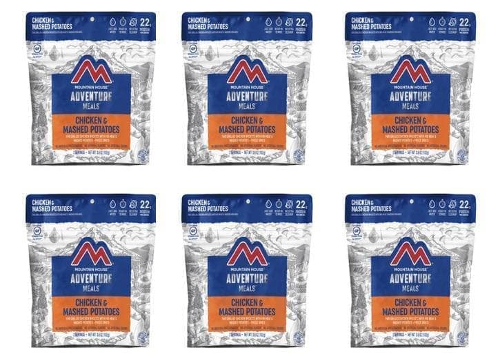 Mountain House Chicken & Mashed Potato Dinner Entree Pouches (6 Pouches/Case) CLEAN LABEL