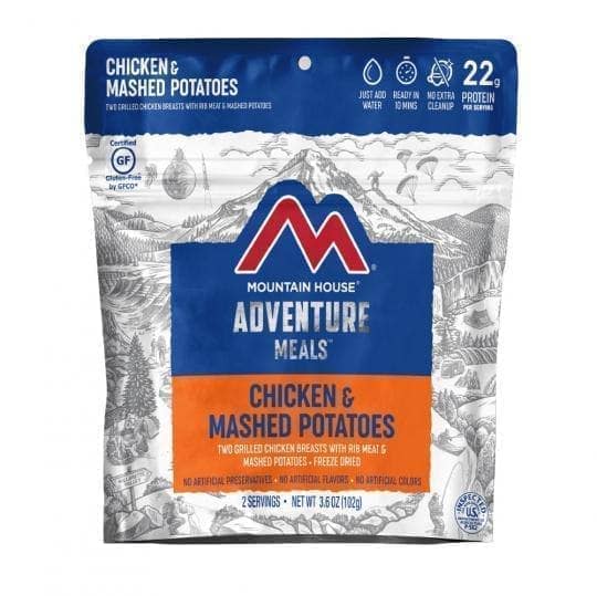 Mountain House Chicken & Mashed Potato Dinner Entree Pouches (6 Pouches/Case) CLEAN LABEL