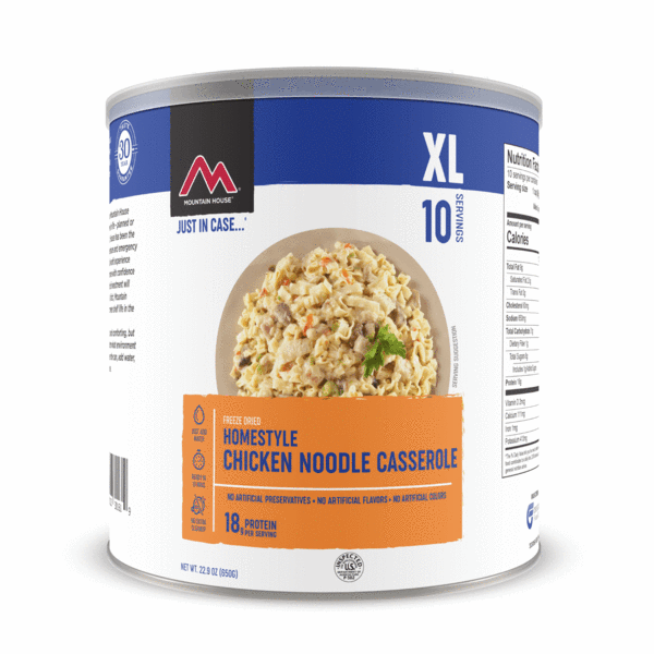 Mountain House Bulk Cans: Emergency Food Storage (45 Case Supply) | Ready Now Foods