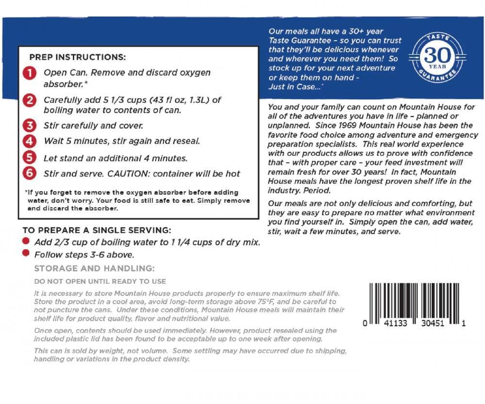 Mountain House Breakfast Skillet #10 Can Freeze Dried Food image 2