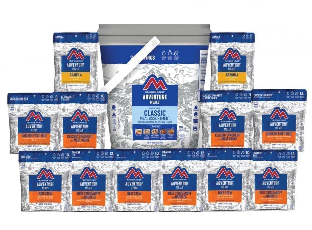 Mountain House Classic Assortment Bucket - Clean Label Emergency Kit