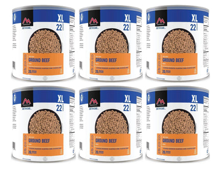 Mountain House Ground Beef #10 Can Freeze Dried Food - 6 Cans Per Case