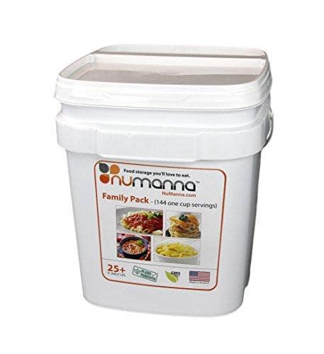 NuManna INT-NMFP 144 Meals, Emergency Survival Food Storage Kit, GMO-Free - Safecastle