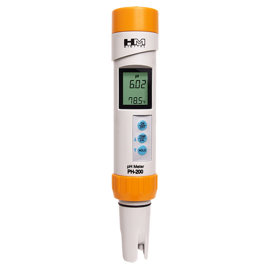 HM Digital PH-200 Waterproof pH Meter, 0-14.00 pH Range