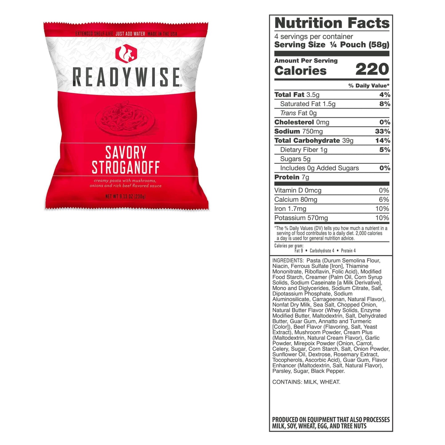 ReadyWise - 2160 Serving Package of Long Term Emergency Food Supply