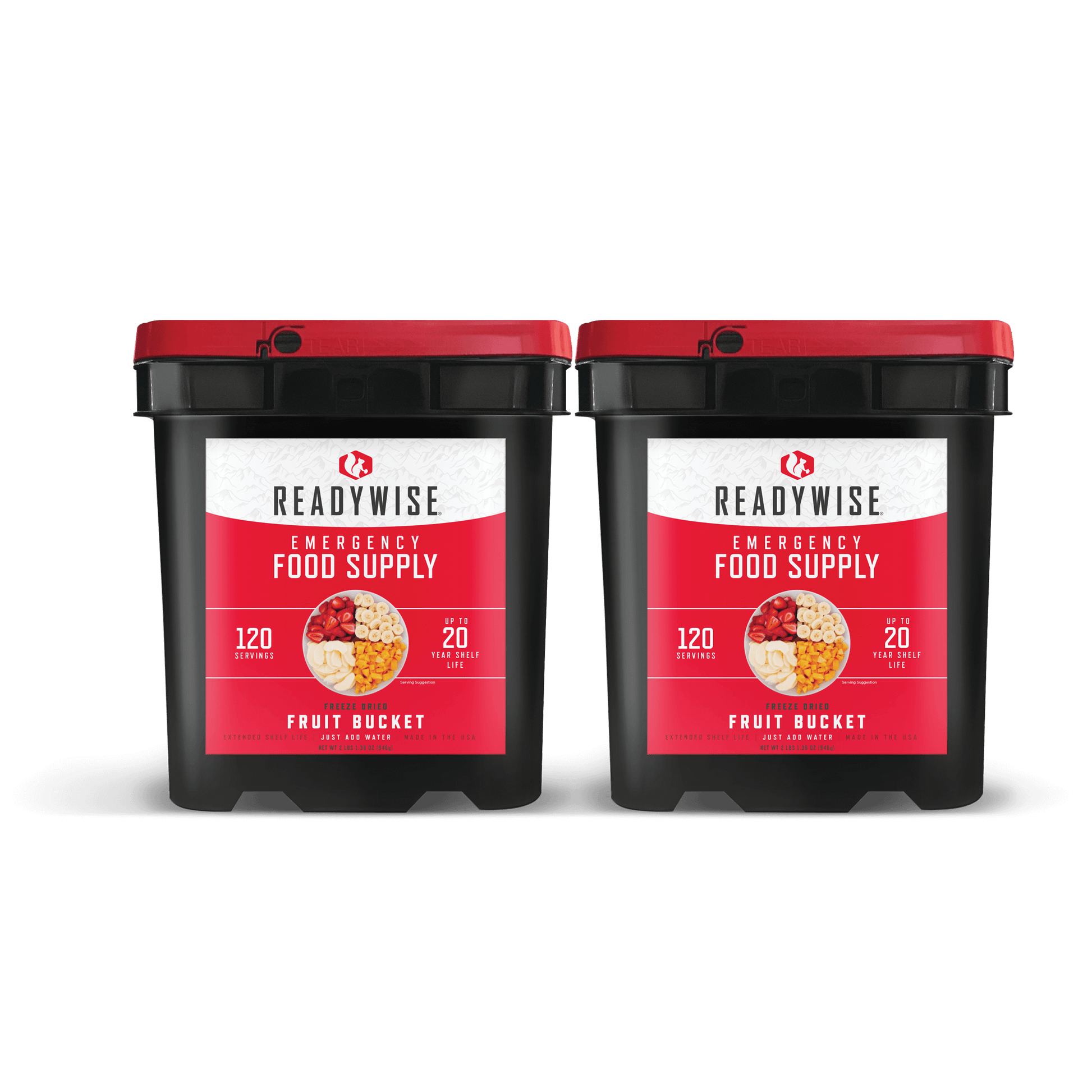 ReadyWise 240 Serving Freeze Dried Fruit Bucket