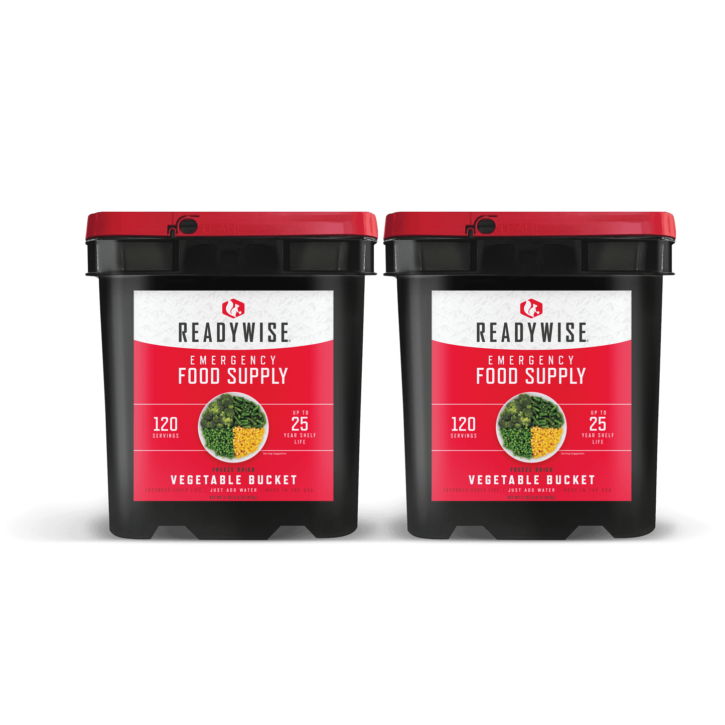 ReadyWise 240 Serving Freeze Dried Vegetables (2 Buckets)