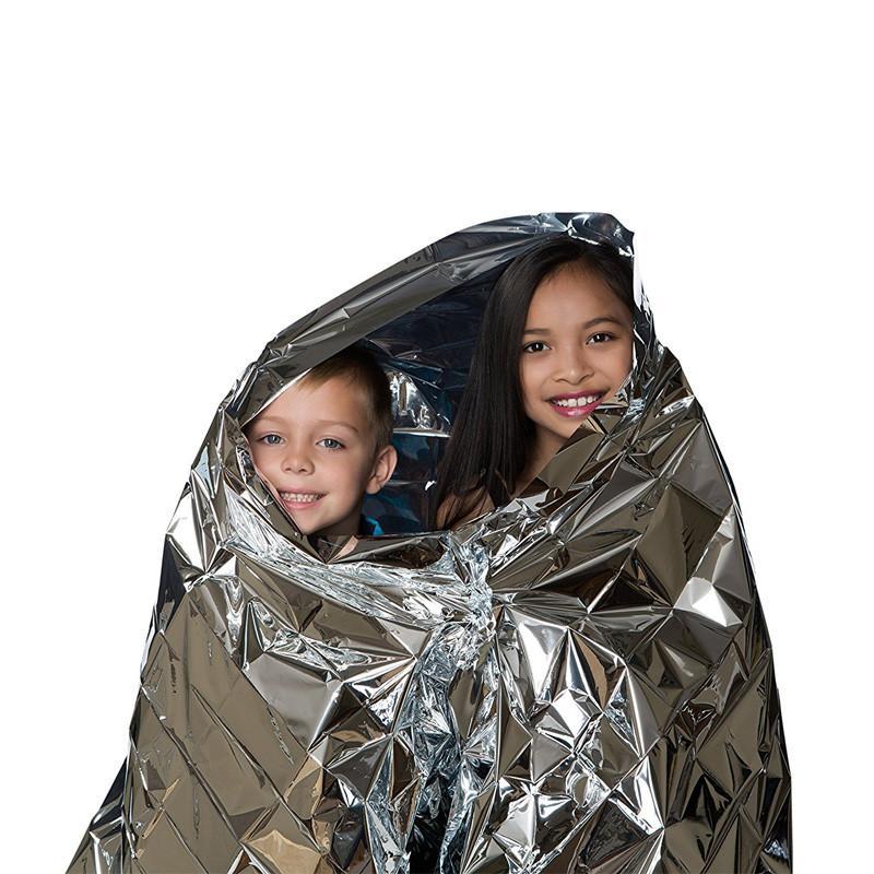 Safecastle Emergency Mylar Thermal Blankets pack 10