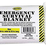 Mayday Industries Emergency Survival Solar Blanket - 1 Person