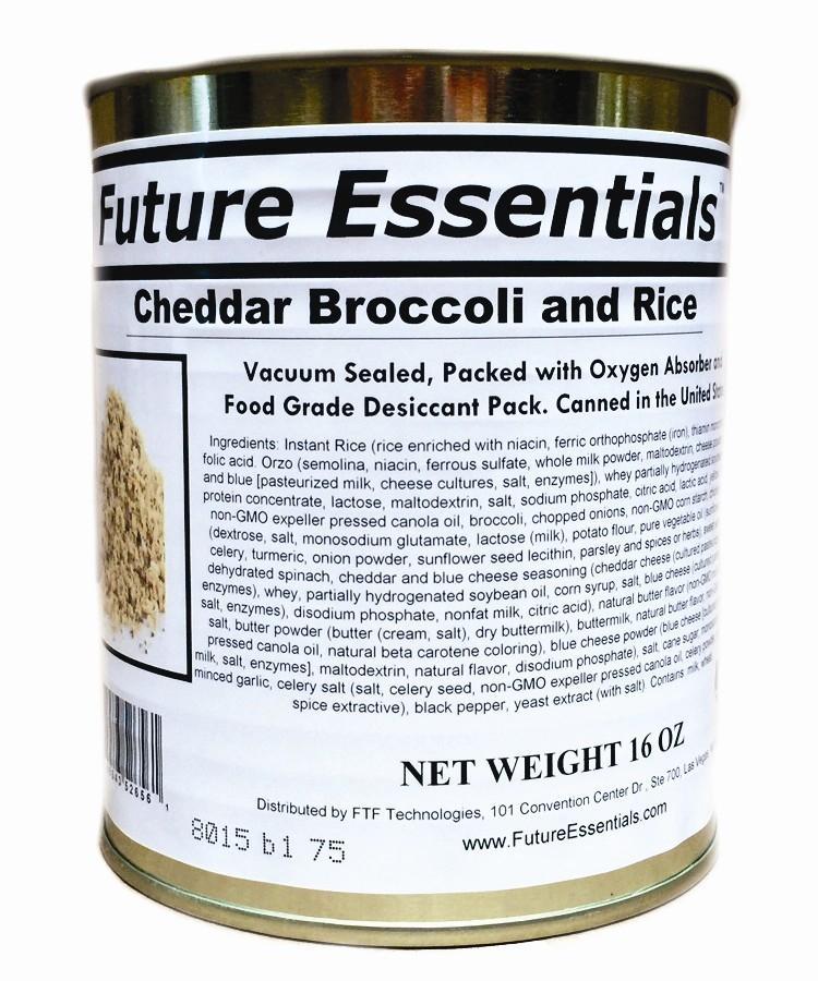 Safecastle Future Essentials Cheddar Broccoli and Rice 1 Case of 12 Cans
