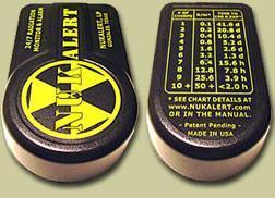 NukAlertTM Nuclear Radiation Detector/Monitor (Keychain Attachable) Alarm