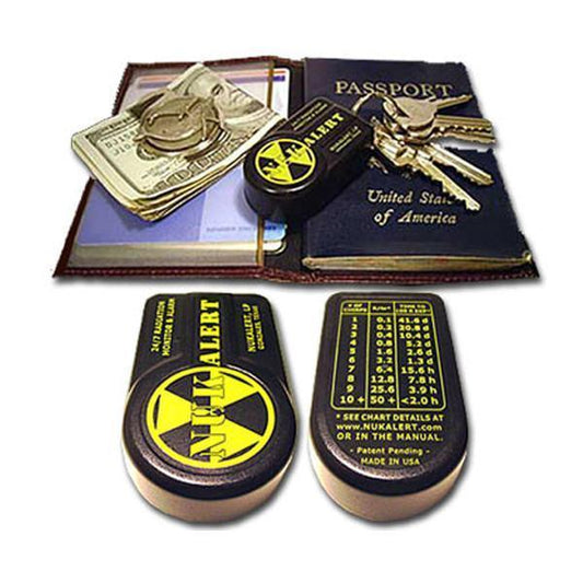 NukAlertTM Nuclear Radiation Detector/Monitor (Keychain Attachable) Alarm