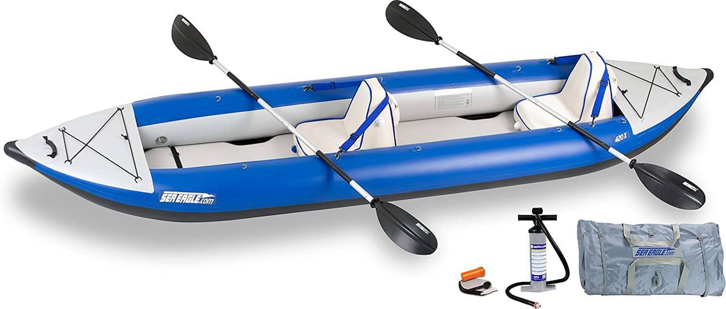 Sea Eagle 420x Inflatable Kayak with Deluxe Package