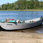 Sea Eagle TC16 Inflatable Travel Canoe 3 Person with Traditional Style Wood/Web Canoe Seats in Our Electric Pump Package thumbnail 6