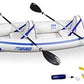 SEA EAGLE 330 Professional 2 Person Inflatable Kayak Canoe w/ Paddles (2 Pack)