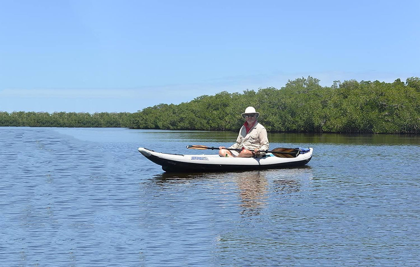 Sea Eagle 385FT FastTrack Deluxe Solo Inflatable Kayak 12'6"