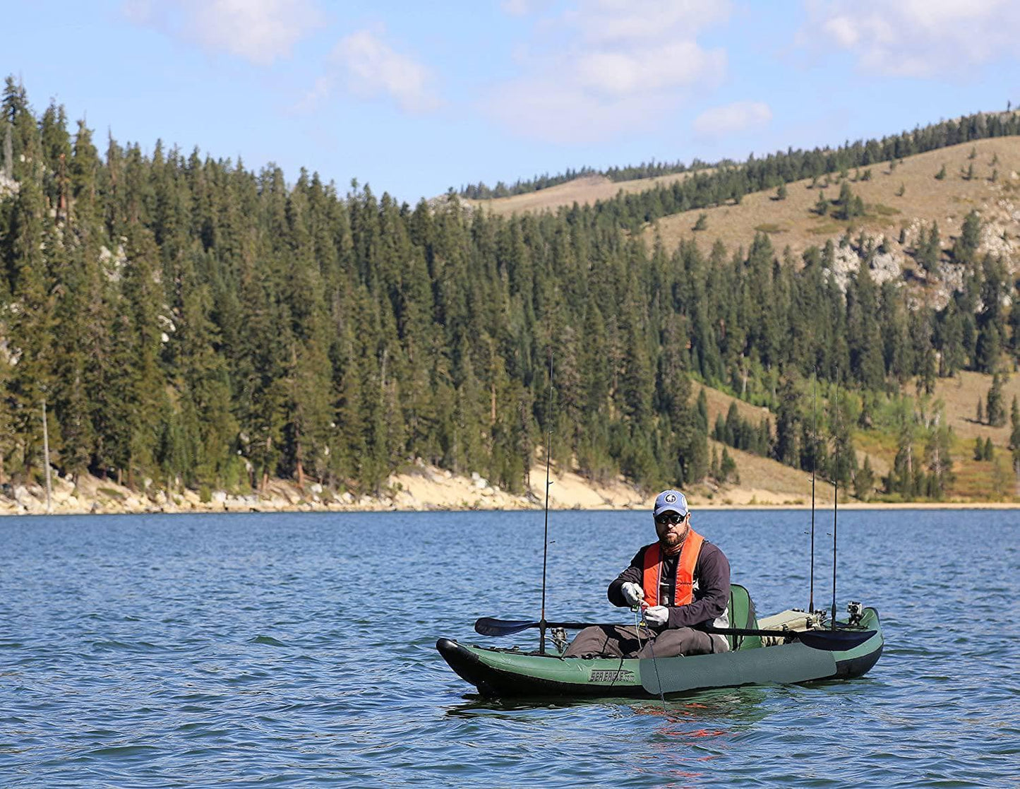 Sea Eagle 385fta Fasttrack Inflatable Kayak Swivel Seat Fishing Rig Package