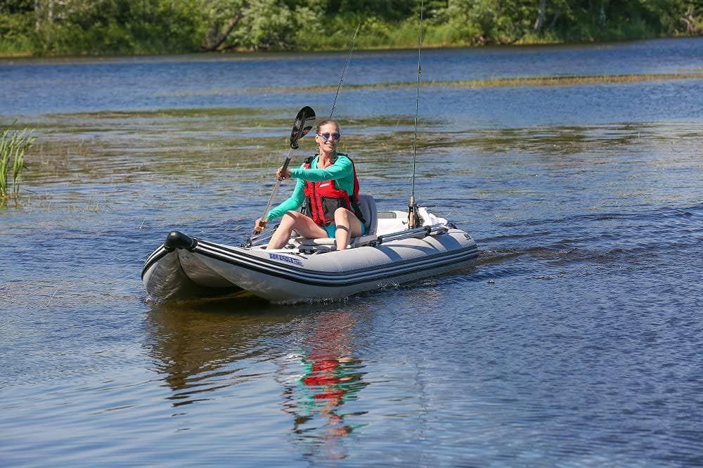 Sea Eagle 437ps PaddleSki Inflatable Boat, Solo Start-Up Package