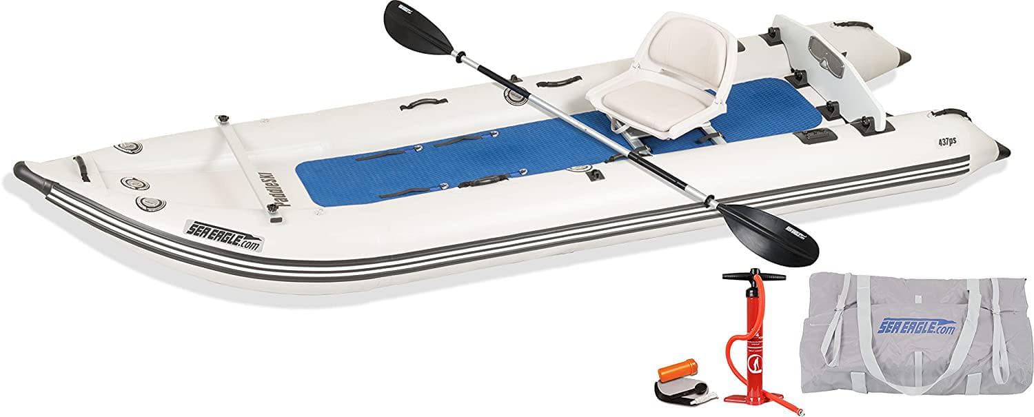 Sea Eagle 437PS PaddleSki Inflatable Kayak - Start Up Package