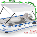 Sea Eagle Wide Bimini Top for Inflatable Boats (Mounting Hardware Included)