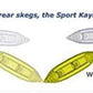 Sea Eagle 330 Deluxe 2 Person Inflatable Sport Kayak Canoe Boat w/ Pump & Oars
