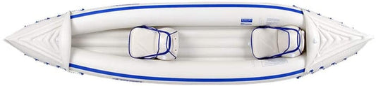 Sea Eagle 370 Pro 3 Person Inflatable Portable Sport Kayak Canoe Boat w/ Paddles