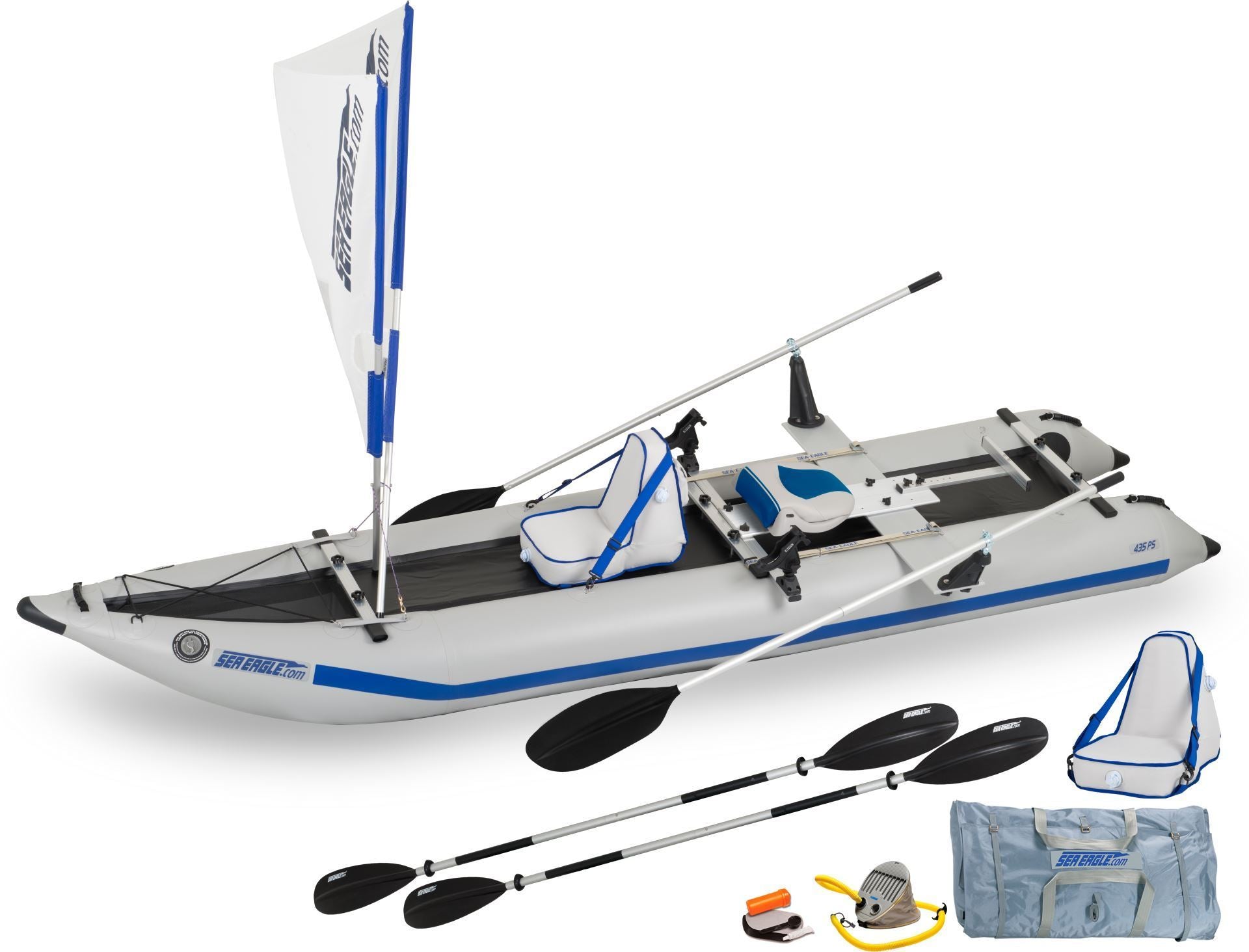 Sea Eagle 435ps Paddleski™ Inflatable Kayak (QuikRow 4-in-1)