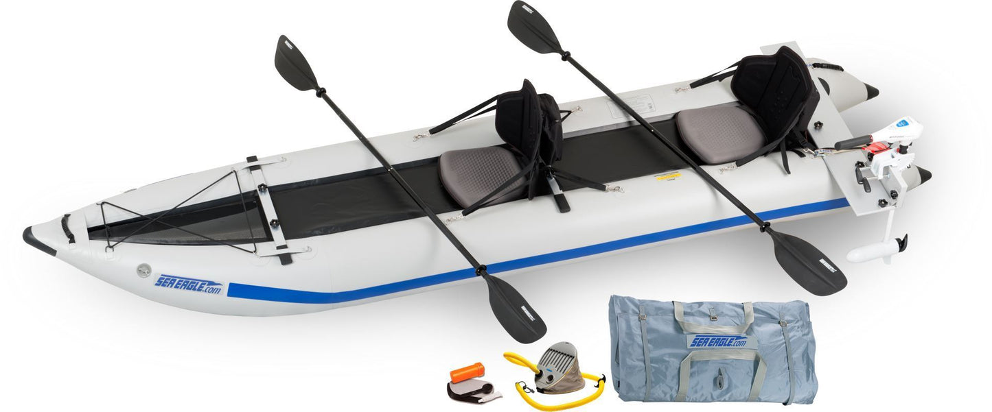 Sea Eagle 435ps Paddleski™ Inflatable Kayak (WaterSnake Motor)