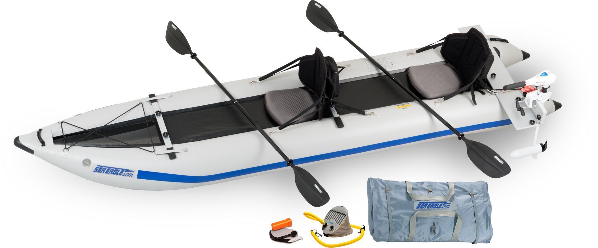 Sea Eagle 435ps Paddleski™ Inflatable Kayak (WaterSnake Motor)