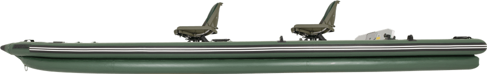 Sea Eagle Fishskiff16 Frameless Inflatable Fishing Boat 2 Person Swivel Seat Canopy