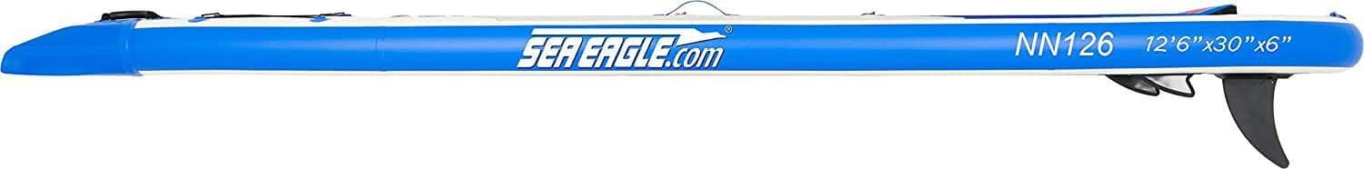 Sea Eagle NeedleNose 12'6" Inflatable Stand Up Paddle Board SUP with Patented Wave Piercing Bow - Electric Pump Package