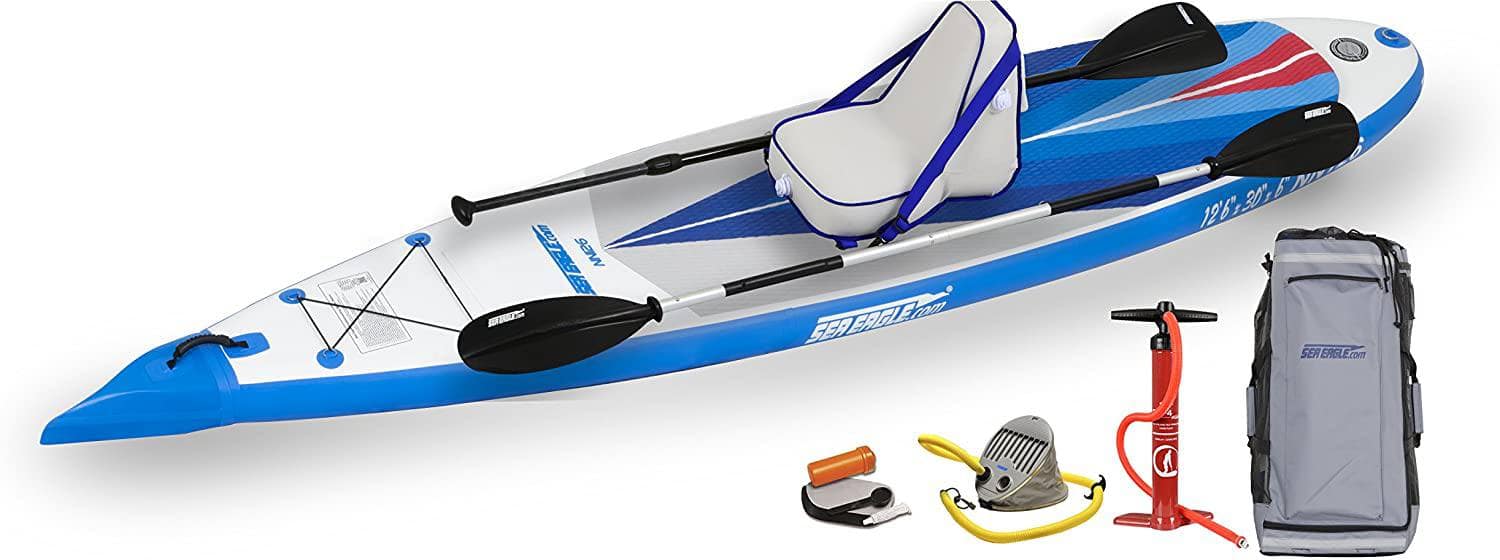 Sea Eagle NeedleNose NN126 Inflatable Touring SUP Deluxe Package