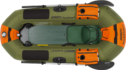 Sea Eagle PF7K PackFish Inflatable Boat  Fishing Package (Deluxe)