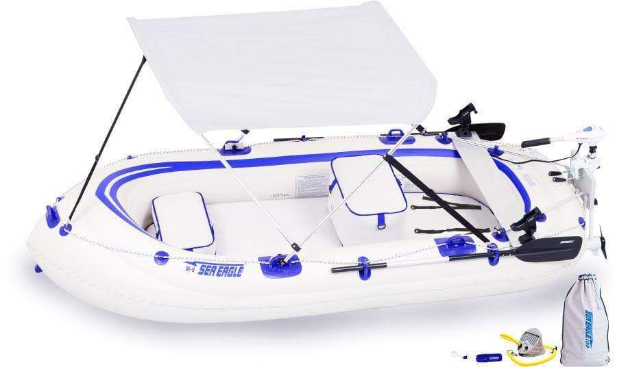 Sea Eagle SE9 Inflatable Boat(WaterSnake Motor Canopy)