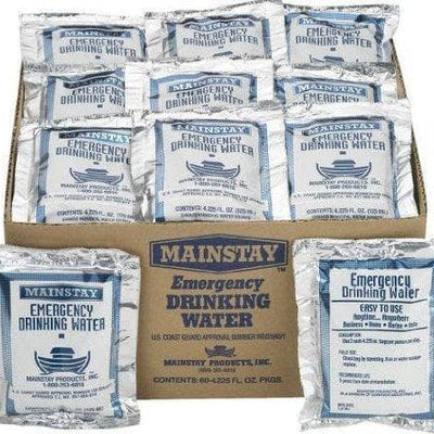 Mainstay Emergency Drinking Water 4.225 oz (60 Pack)