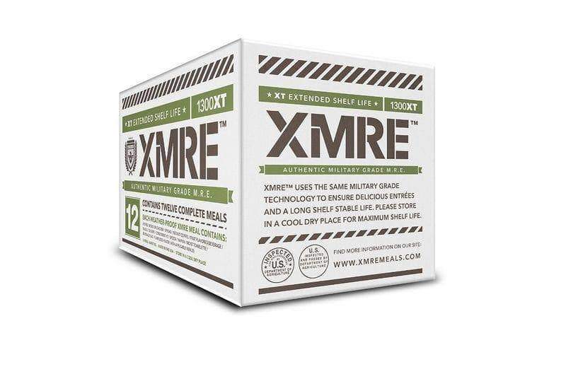 XMRE 1300XT Case of 12 meals - No Heaters Included  - Safecastle