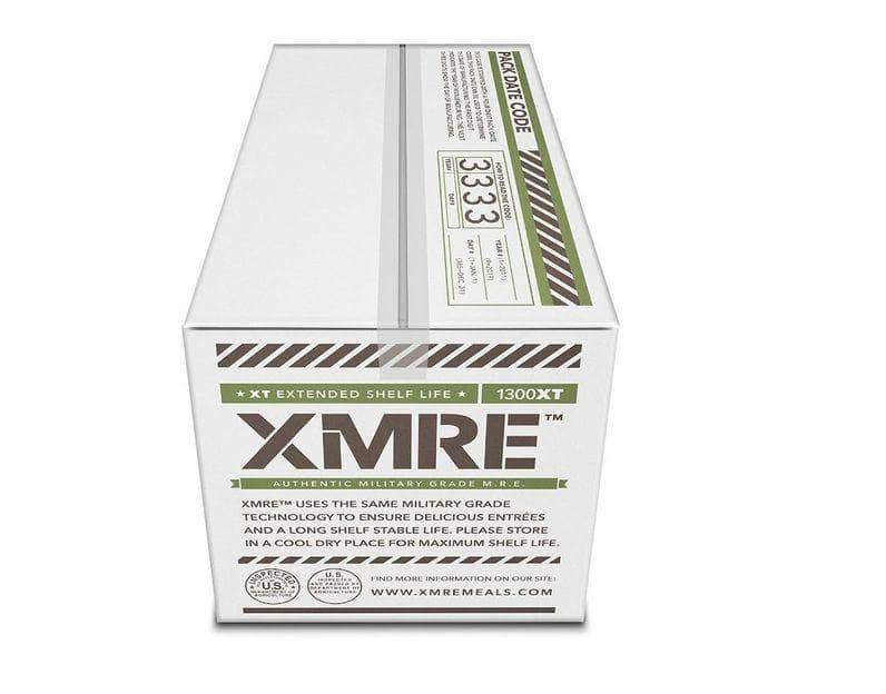 XMRE 1300XT Case of 12 meals - No Heaters Included  - Safecastle